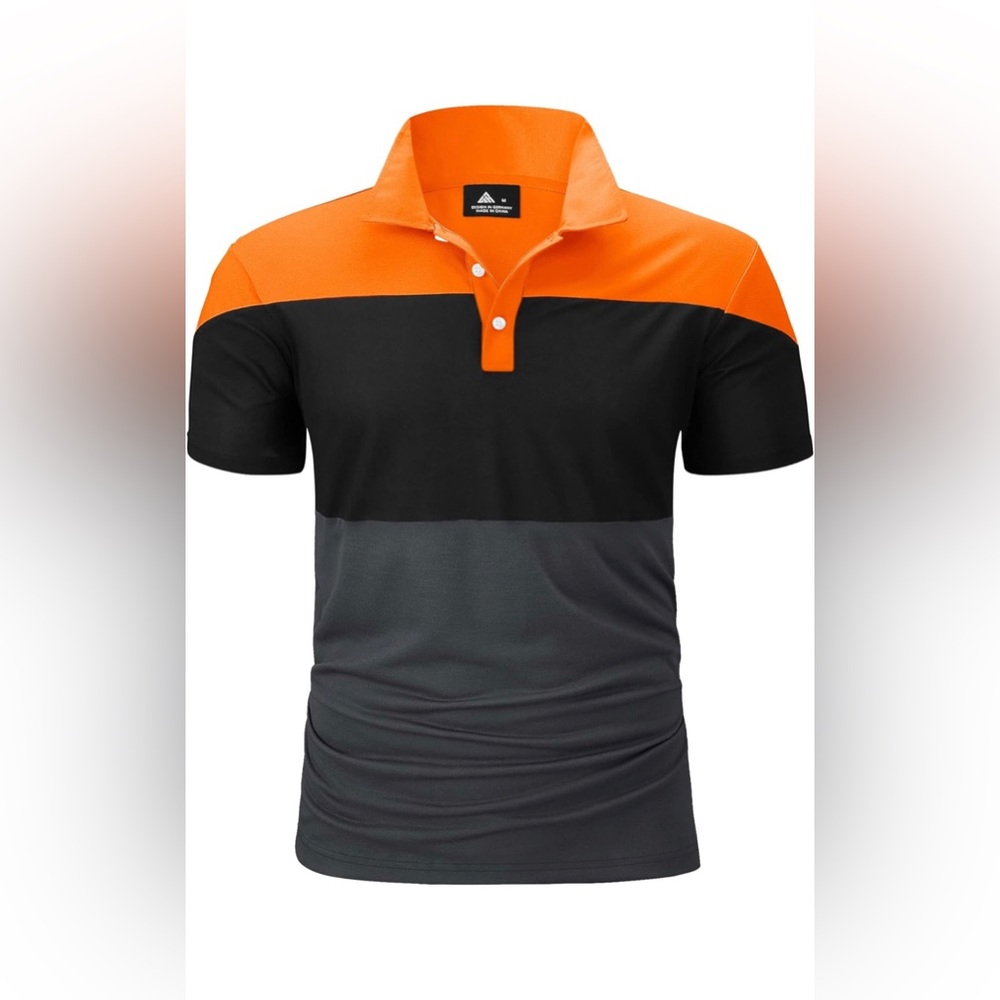 V VALANCH Mens Polo Shirt Short Sleeve Golf Shirt for Men Casual